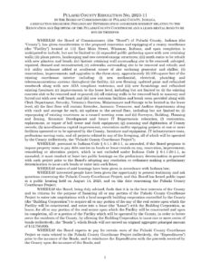Resolution 2023-11: preliminarily determination, reimbursement