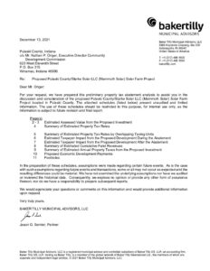 Baker Tilly tax-impact study of the Mammoth Solar project