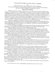 Pulaski County Council Resolution #2021-15/2022-01