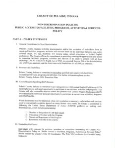 Non-discrimination-policy
